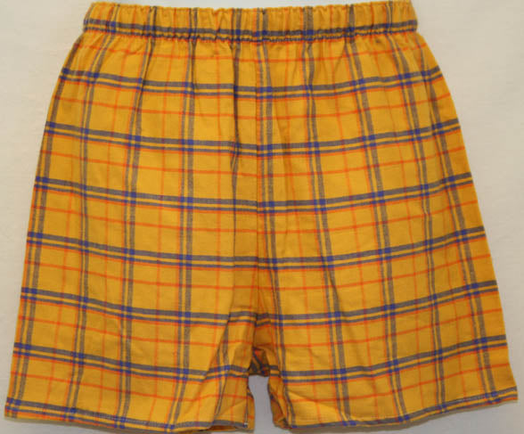 Boxer shorts youth and adult Yellow blue