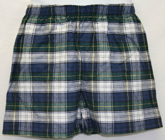 Boxer shorts youth and adult green blue