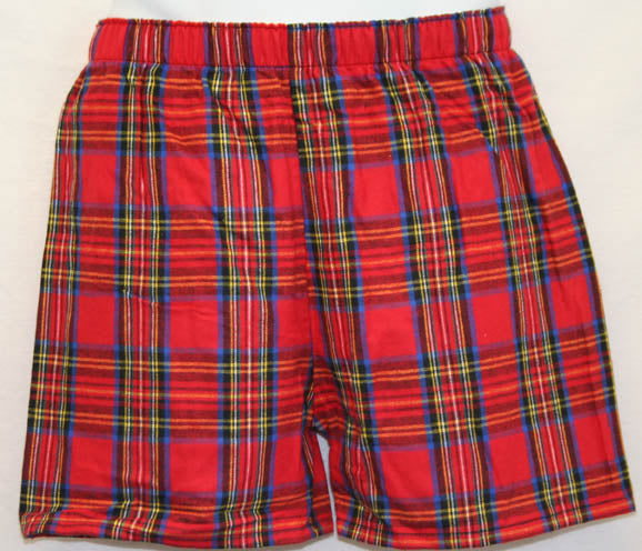 Boxer shorts youth and adult red stewart