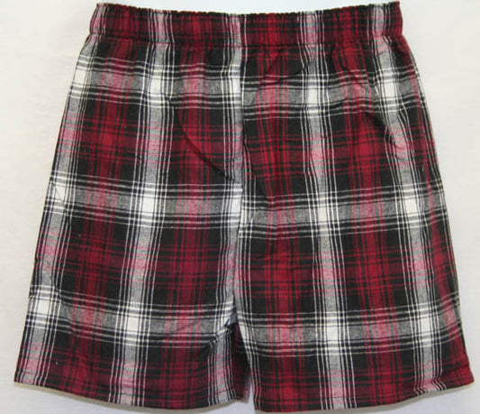 boxer shorts youth and adult red white